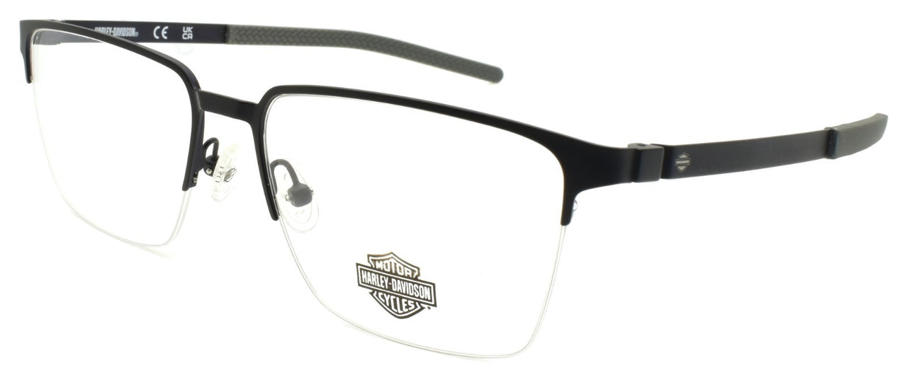 Harley Davidson HD50019 091 Men's Eyeglasses Half-rim 56-17-145 Matte Blue