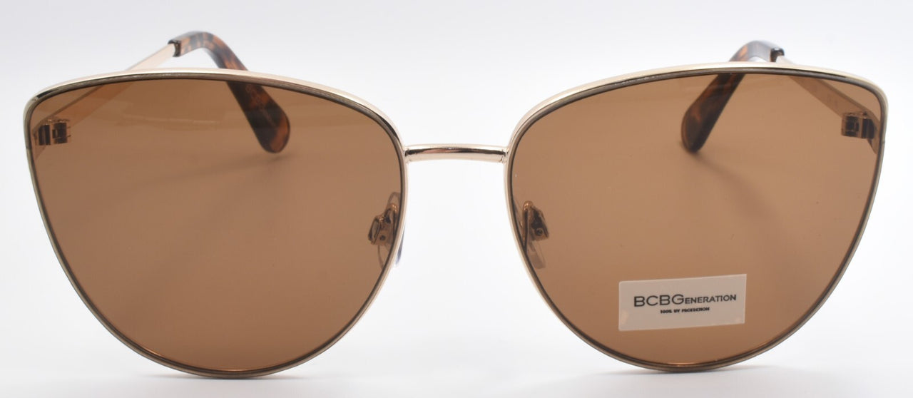 BCBGeneration by Max Azria BG3048 200 Women's Sunglasses Cat Eye Light Gold