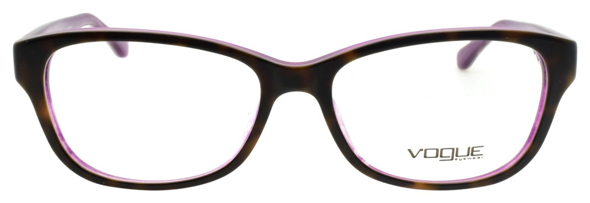 Vogue VO 2814 2019 Women's Eyeglasses Frames 53-16-135 Havana / Violet Pearl