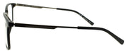 Flexon EP8024 001 Men's Eyeglasses Frames Black 55-18-145 Titanium Arms2