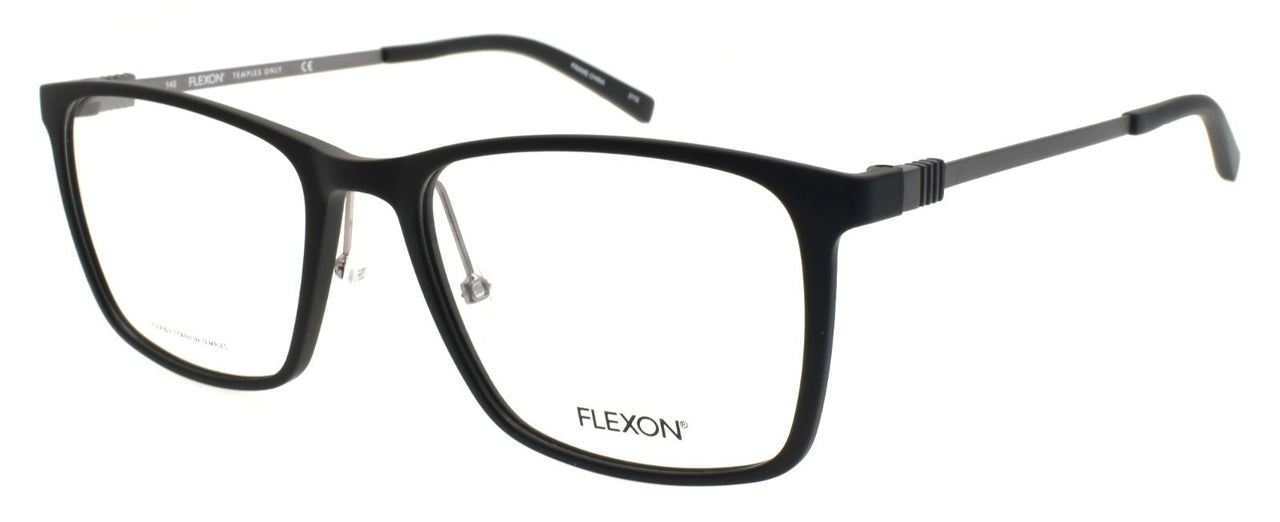 Flexon EP8011 002 Men's Glasses Matte Black 53-18-145 Titanium Arms