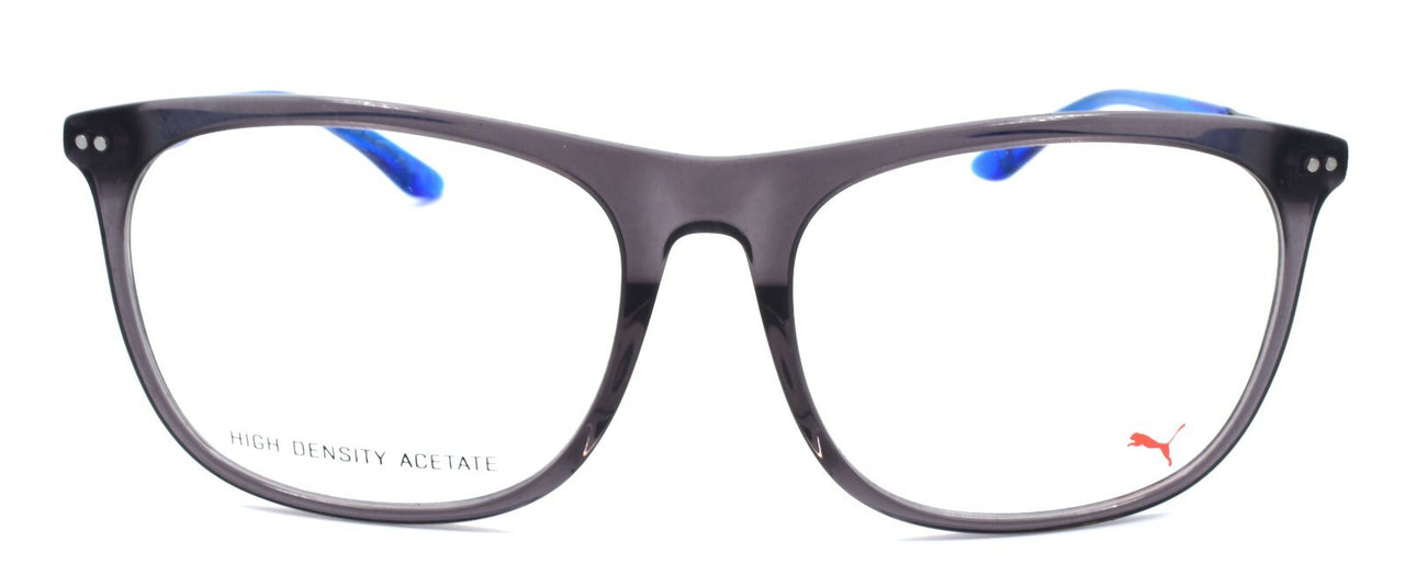 PUMA PU0095OA 004 Unisex Eyeglasses Frames 55-17-145 Gray / Ruthenium