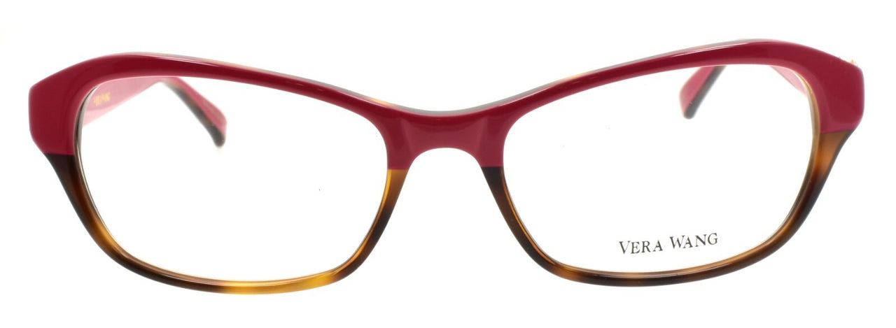 Vera Wang V338 CT Women's Eyeglasses Frames 51-17-135 Coral Tortoise w/ Crystals