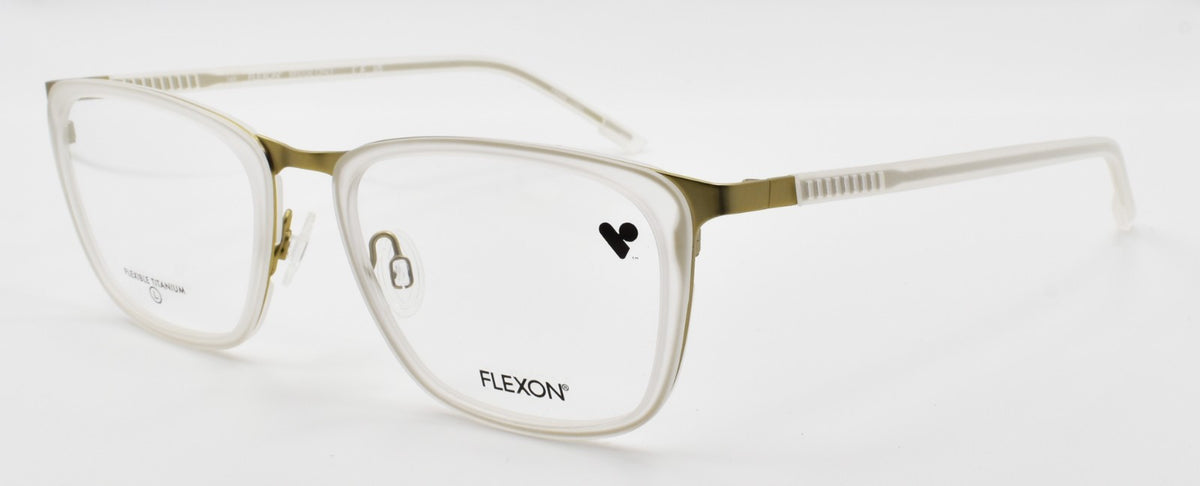 Flexon E1139 971 L Men's Eyeglasses Matte Crystal 54-19-145 Flexible Titanium