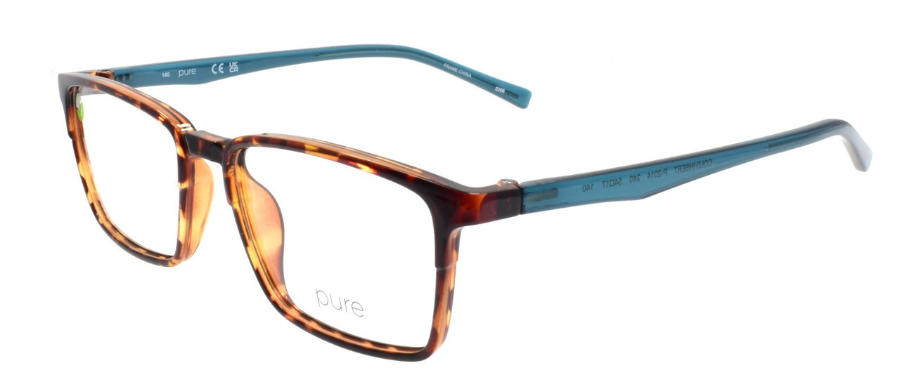 Airlock P-2014 240 Pure Men's Eyeglasses Frames 54-17-140 Dark Tortoise