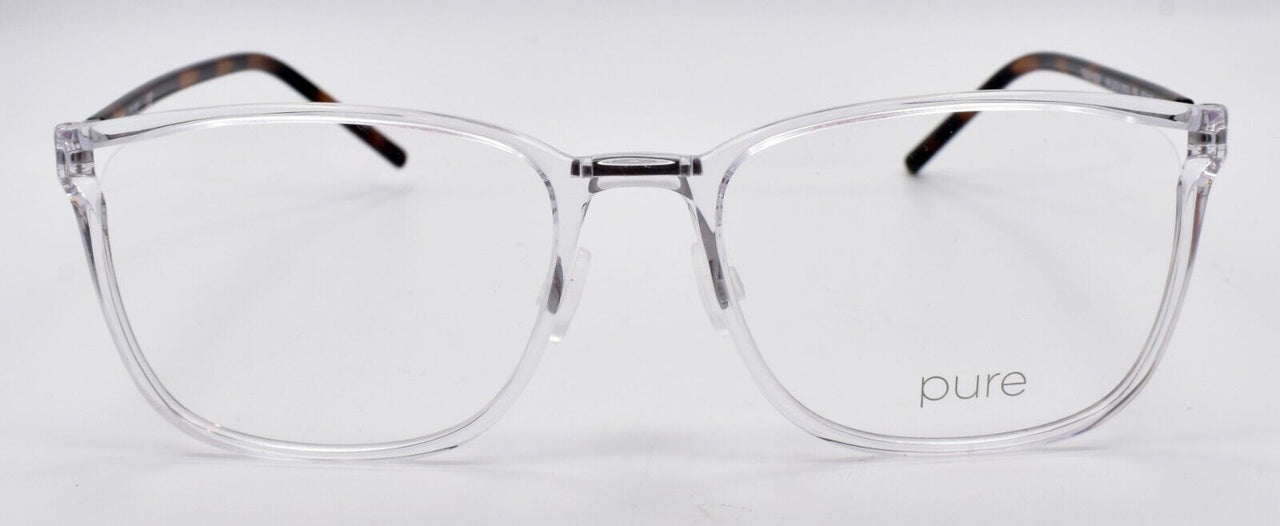 Marchon Airlock 2000 971 Men's Eyeglasses Frames 53-17-145 Clear Crystal