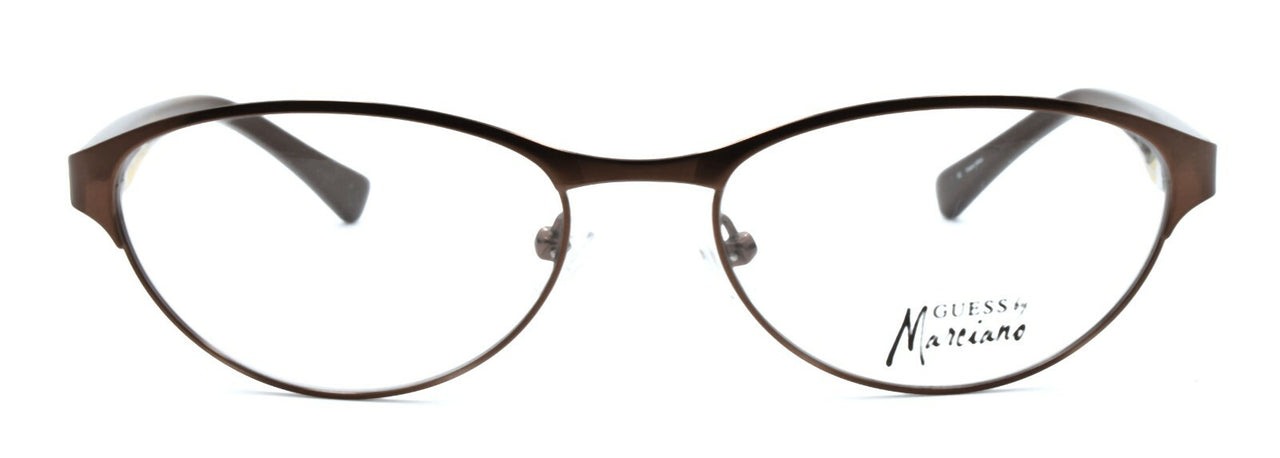 GUESS by Marciano GM176 MOBRN Women's Eyeglasses Frames 53-17-135 Shiny Brown