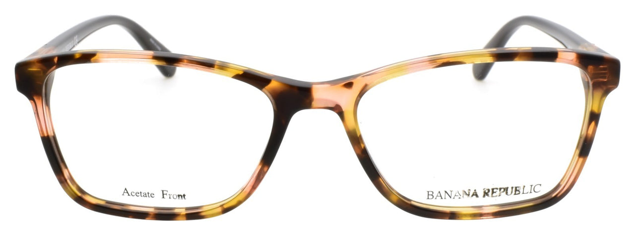 Banana Republic BR207 S0R Women's Eyeglasses Frames 50-16-135 Brown Pink Havana
