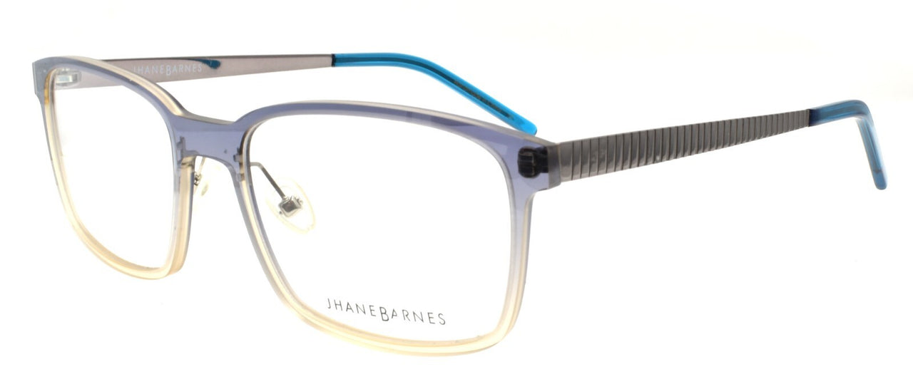 Jhane Barnes Approximate BL Men's Eyeglasses Frames 54-18-145 Blue / Silver