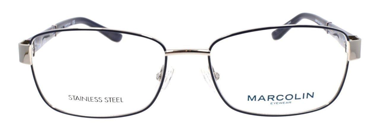 Marcolin MA5007 092 Women's Eyeglasses Frames 54-16-140 Blue