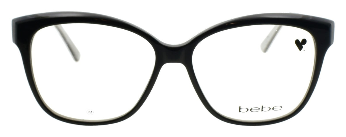 Bebe BB5214 001 Women's Eyeglasses Frames Acetate 54-14-135 Jet Black