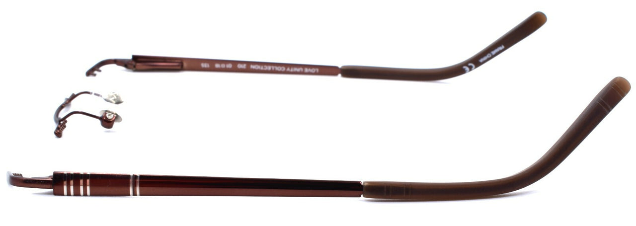 Airlock Love Unity 210 Eyeglasses Frames Brown 18-135 CHASSIS ONLY READ