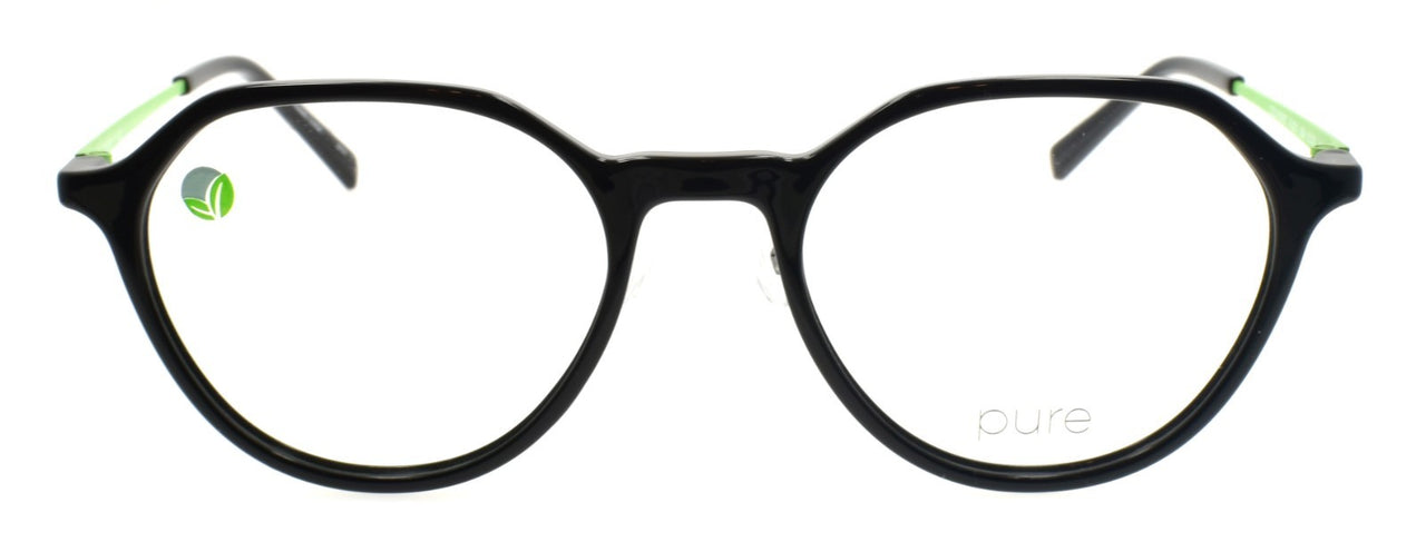 Airlock P-2011 004 Pure Men's Eyeglasses Frames 51-19-145 Black / Lime