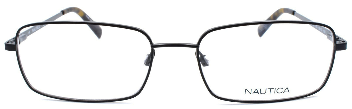 Nautica N7302 005 Men's Eyeglasses Frames 55-18-140 Satin Black