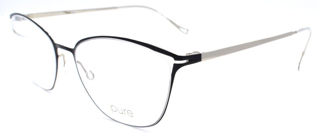 Airlock 5002 001 Women's Eyeglasses Frames Titanium 52-17-140 Black