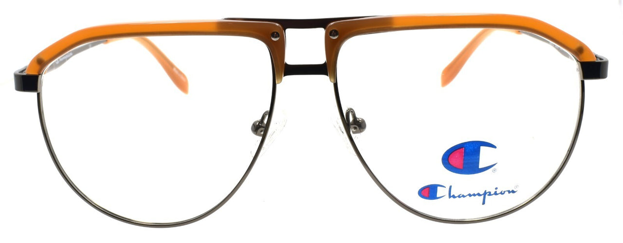 Champion Nate C03 Men's Glasses Frames Aviator Large 59-13-150 Orange / Gunmetal
