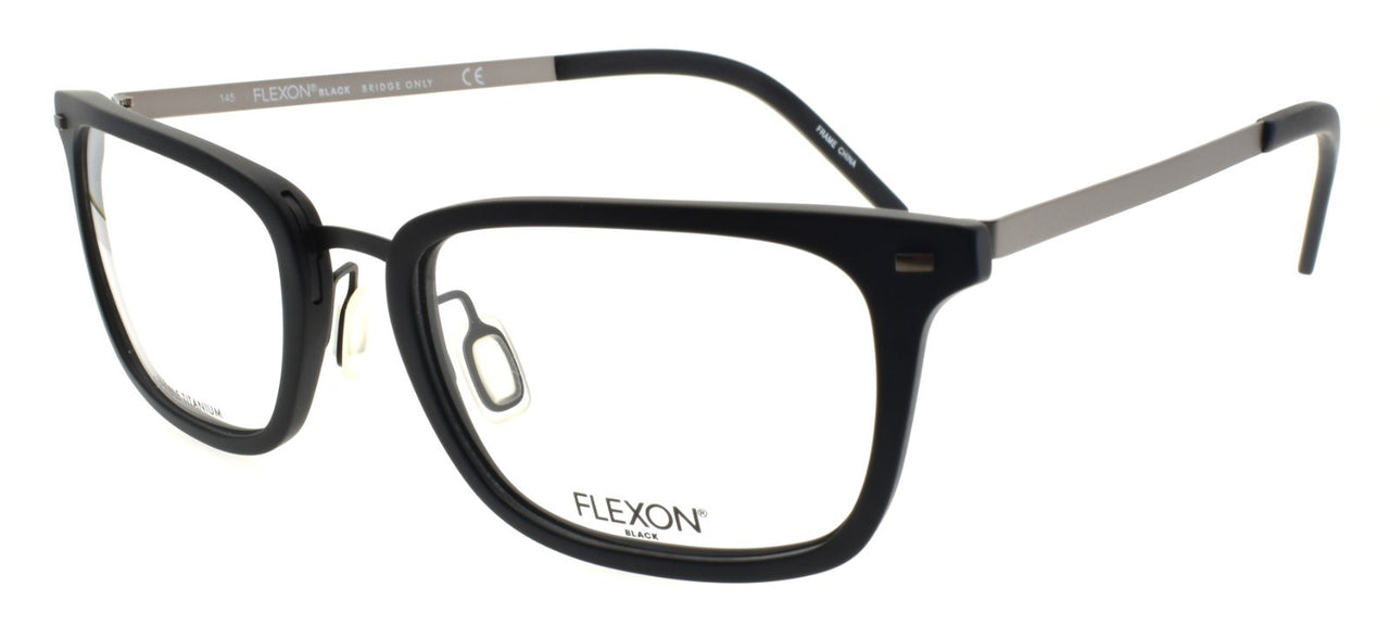 Flexon B2021 001 Men's Eyeglasses Black 54-20-145 Flexible Titanium