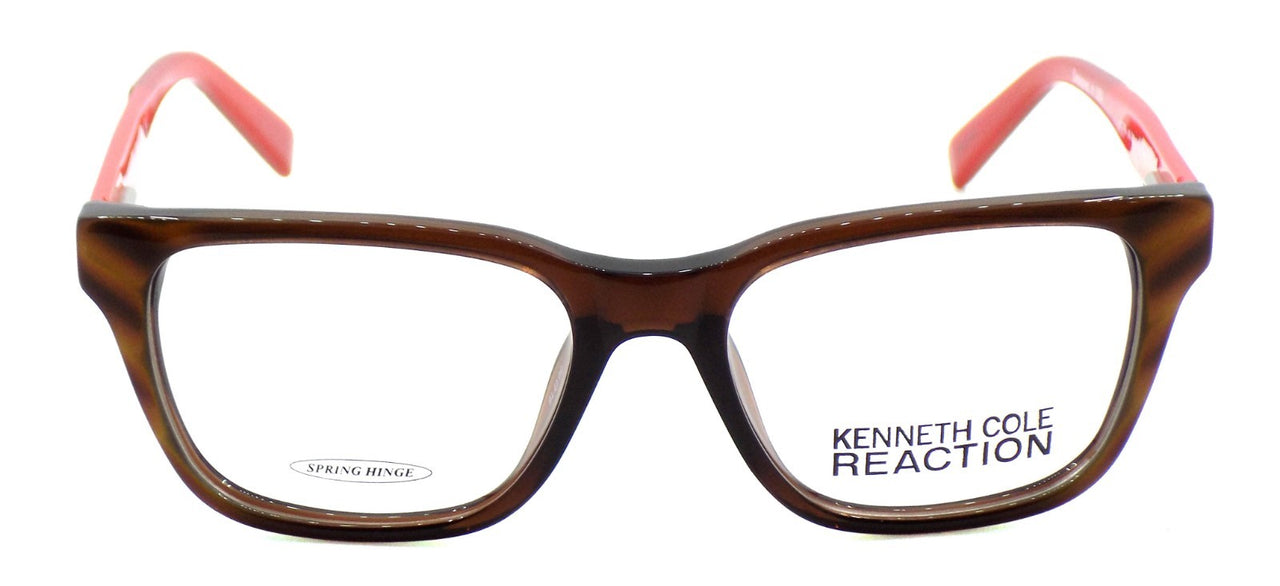 Kenneth Cole REACTION KC0755	048 Women's Eyeglasses 50-16-135 Shiny Dark Brown