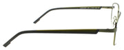 Flexon H6077 306 Men's Eyeglasses Frames 57-17-145 Satin Moss Green Titanium4