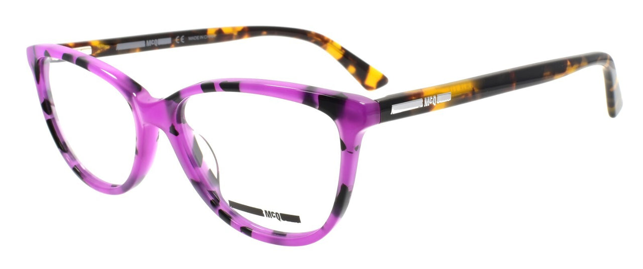 McQ Alexander McQueen MQ0125O 003 Women's Glasses Frames 54-16-145 Purple Havana