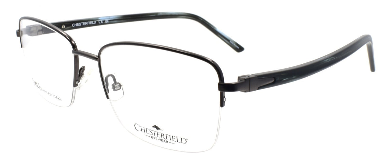 Chesterfield CH79 XL RIW Men's Eyeglasses Frames Half-rim 58-18-155 Matte Gray