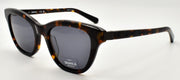Shinola by Flexon SH1503S 241 Women's Sunglasses Cat Eye Gunmetal Pearl Tortoise0