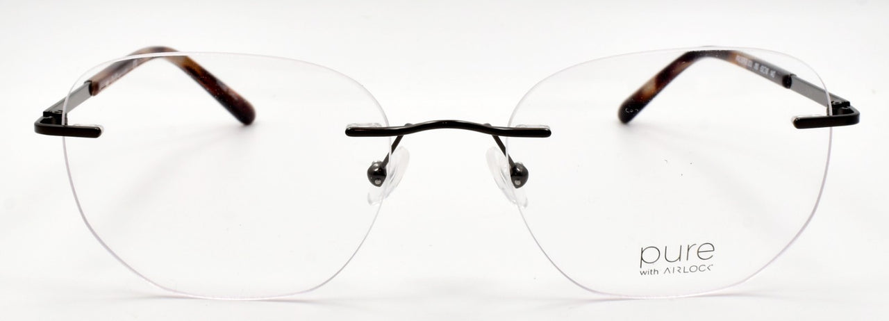 Airlock Prosper 203 210 Men's Eyeglasses Frames Rimless 53-18-140 Brown1