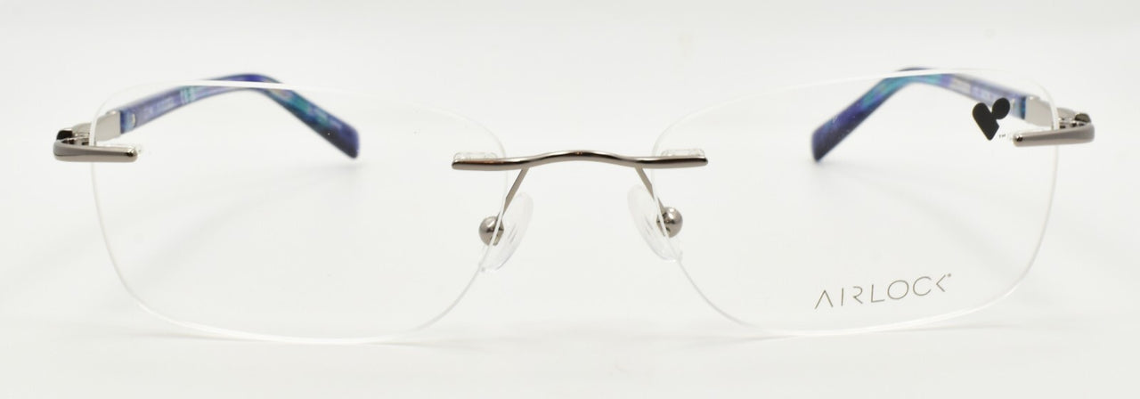 Airlock Tula 201 070 Women's Eyeglasses Frames Rimless 54-18-140 Light Gunmetal