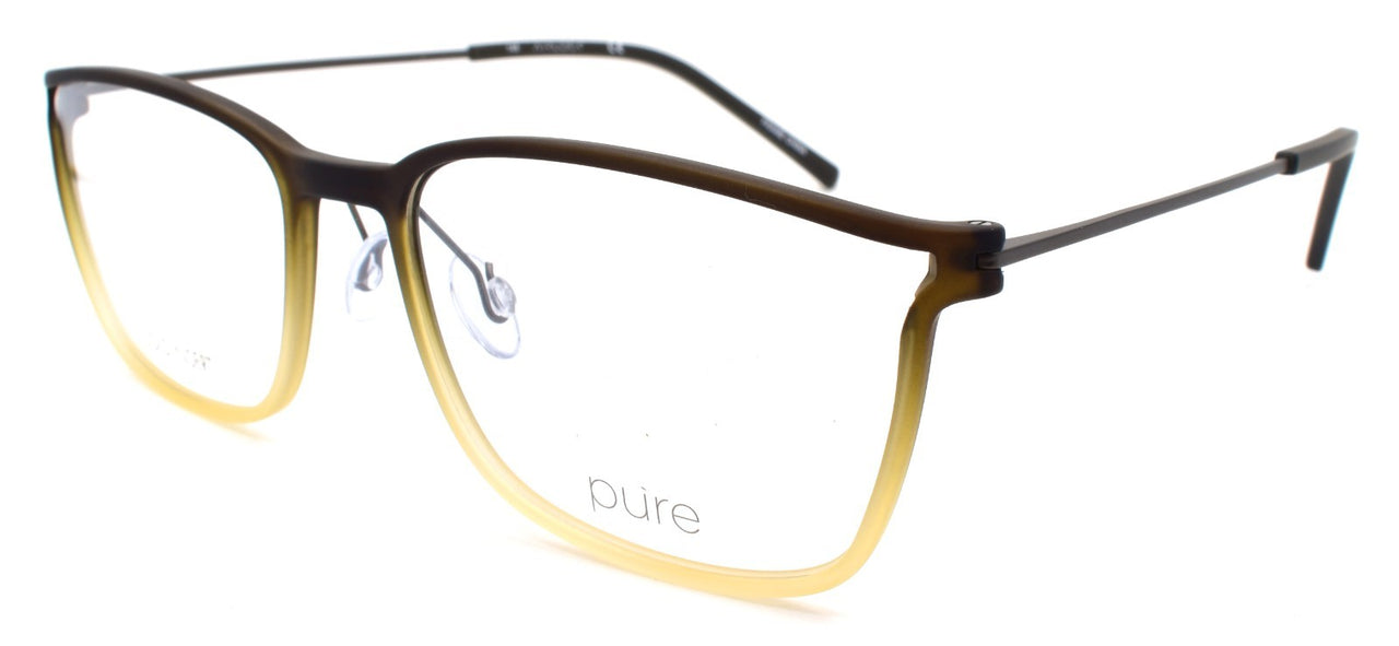 Marchon Airlock 2001 301 Men's Eyeglasses Frames 54-17-145 Matte Olive Gradient0