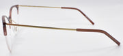 Airlock Pure 3006 250 Women's Glasses Frames Half-rim 52-19-145 Light Brown2