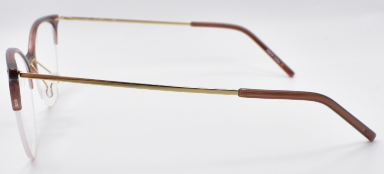 Airlock Pure 3006 250 Women's Glasses Frames Half-rim 52-19-145 Light Brown2
