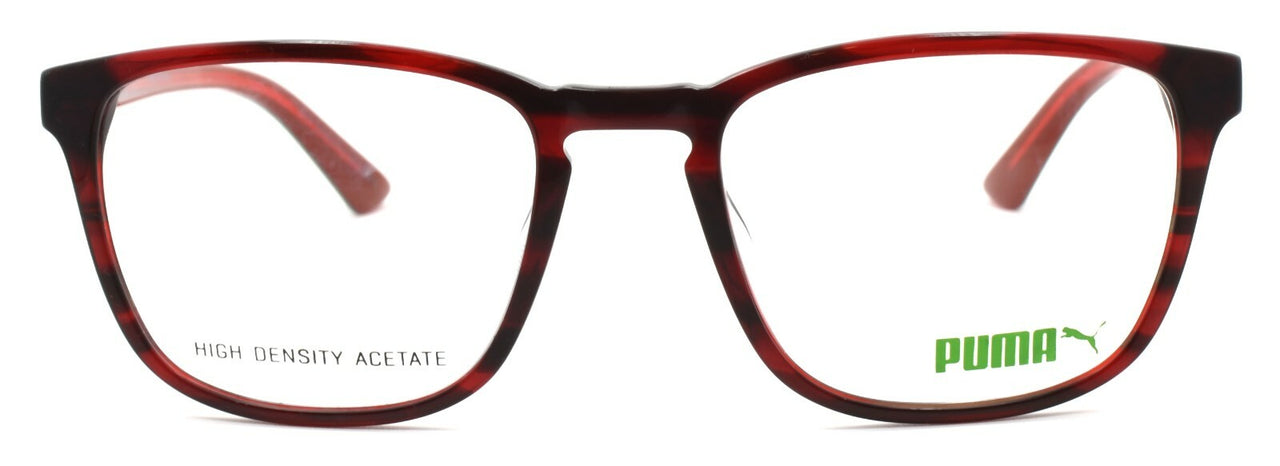 PUMA PU0077O 003 Women's Eyeglasses Frames 53-19-140 Havana Red