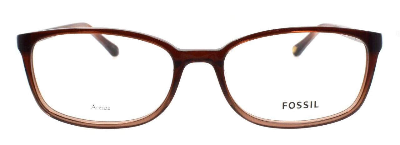 Fossil FOS 7114 09Q Women's Eyeglasses Frames 55-17-140 Brown