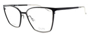 Airlock Pure P-5011 002 Women's Glasses Cat-Eye Titanium 54-16-140 Matte Black0