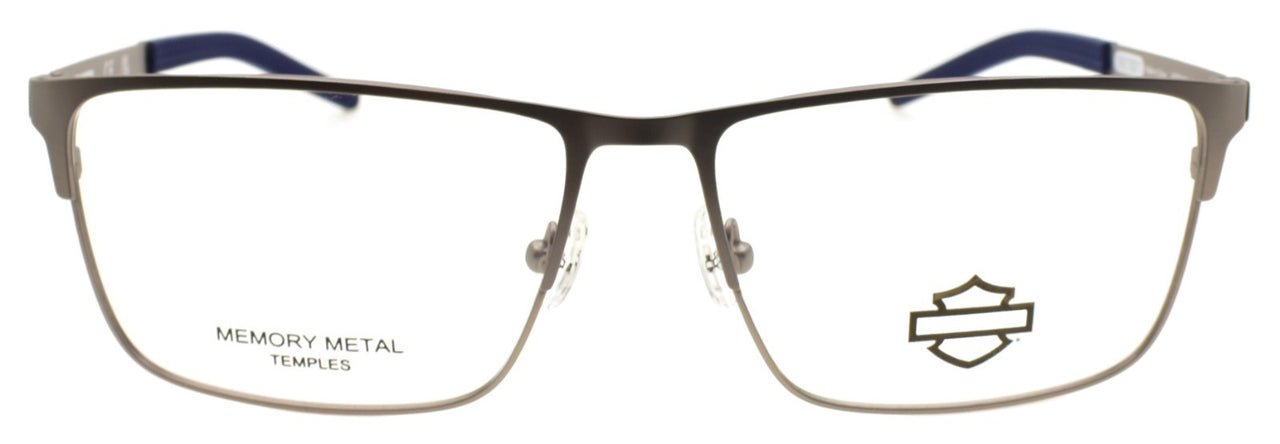 Harley Davidson HD50102 011 Men's Eyeglasses 58-16-145 Matte Light Nickeltin