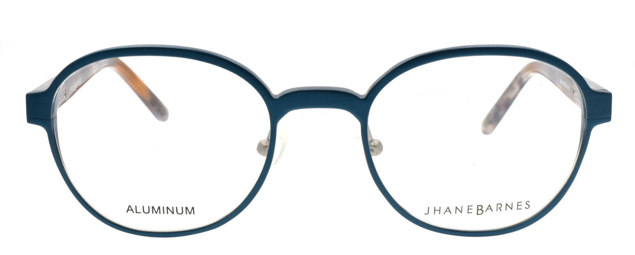 Jhane Barnes Sphere ST Eyeglasses Frames 49-20-140 Teal Aluminum
