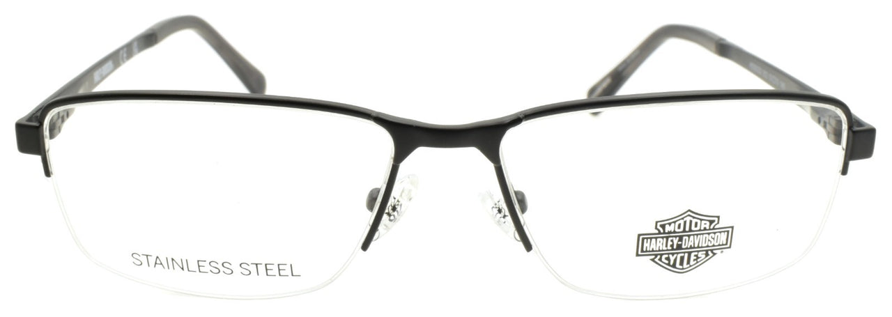 Harley Davidson HD50032 002 Men's Eyeglasses Half-rim 53-15-145 Matte Black