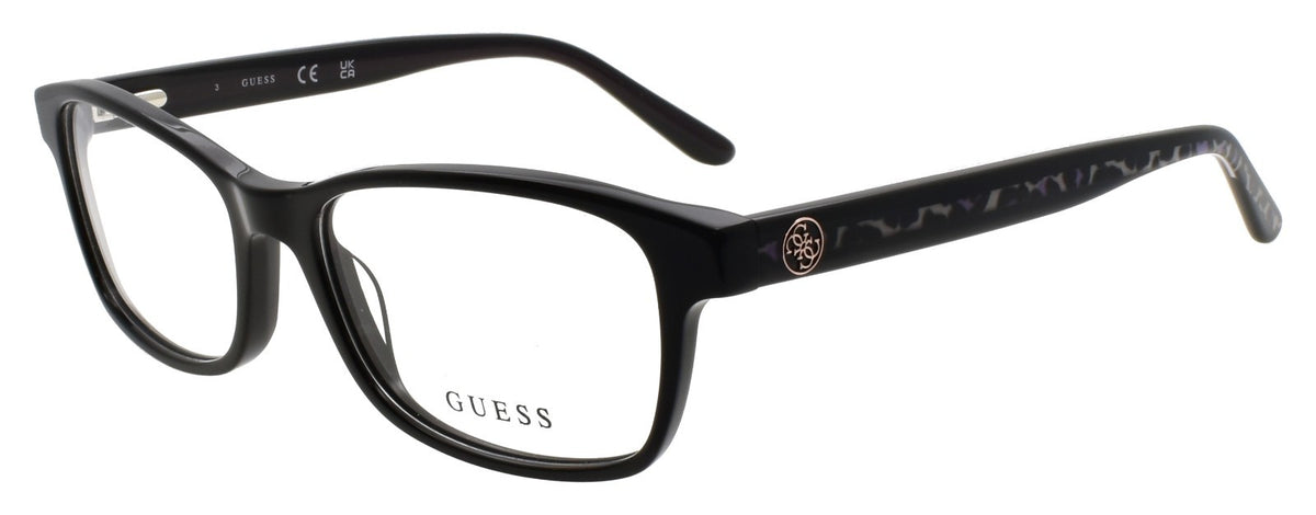 GUESS GU2874 001 Women's Eyeglasses Frames 53-16-140 Black