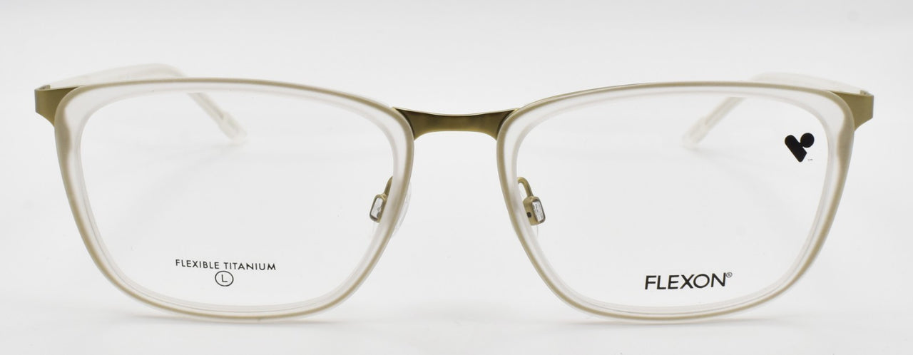 Flexon E1139 971 L Men's Eyeglasses Matte Crystal 54-19-145 Flexible Titanium