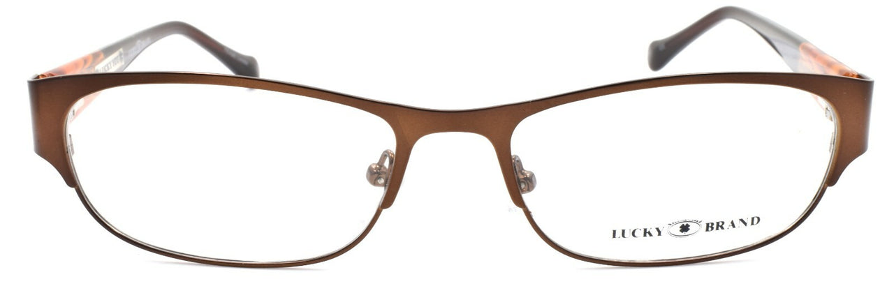 LUCKY BRAND 101 Women's Eyeglasses Frames 52-16-135 Chocolate Brown