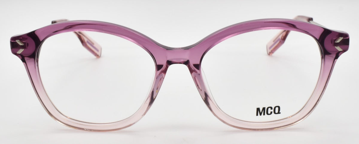 McQ Alexander McQueen MQ0391O 003 Women's Eyeglasses 51-17-135 Pink / Silver