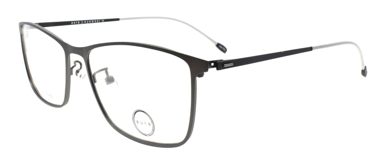 Aura Eyewear Roosevelt Men's Eyeglasses Frames 57-16-145 Pewter