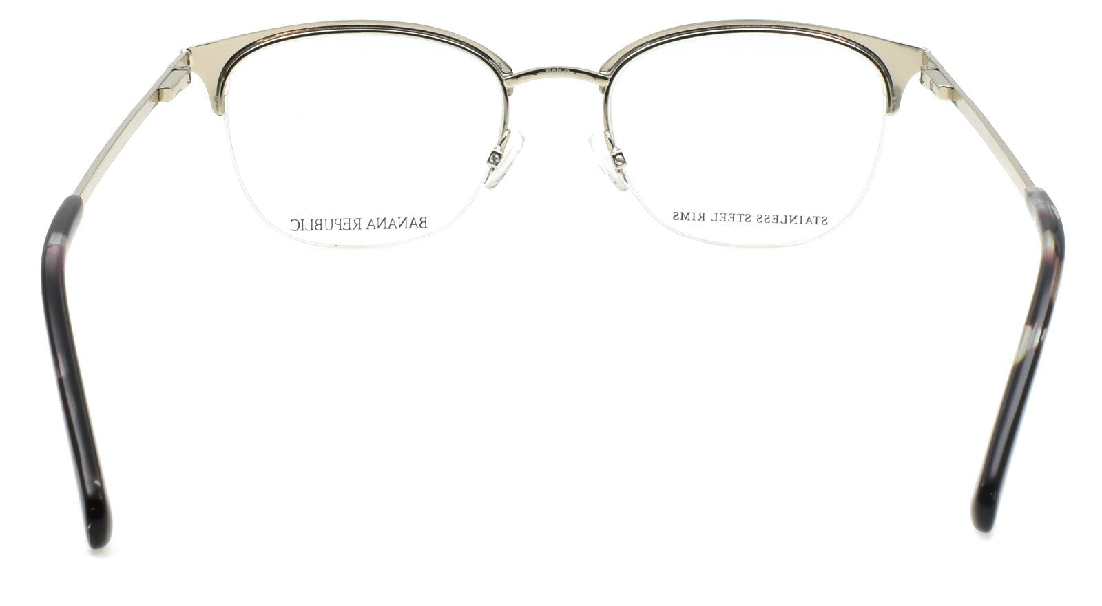 Banana Republic BR229 5F6 Women's Eyeglasses Frames Half-rim 50-19-135 Teal Gold3