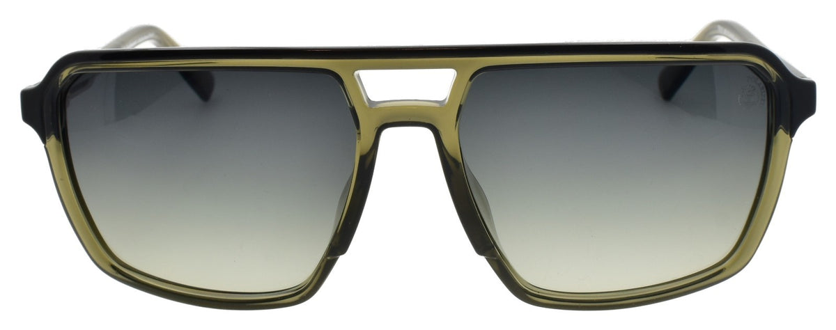 Timberland TB9301 96R Men's Sunglasses 60-17-140 Aviator Green / Polarized