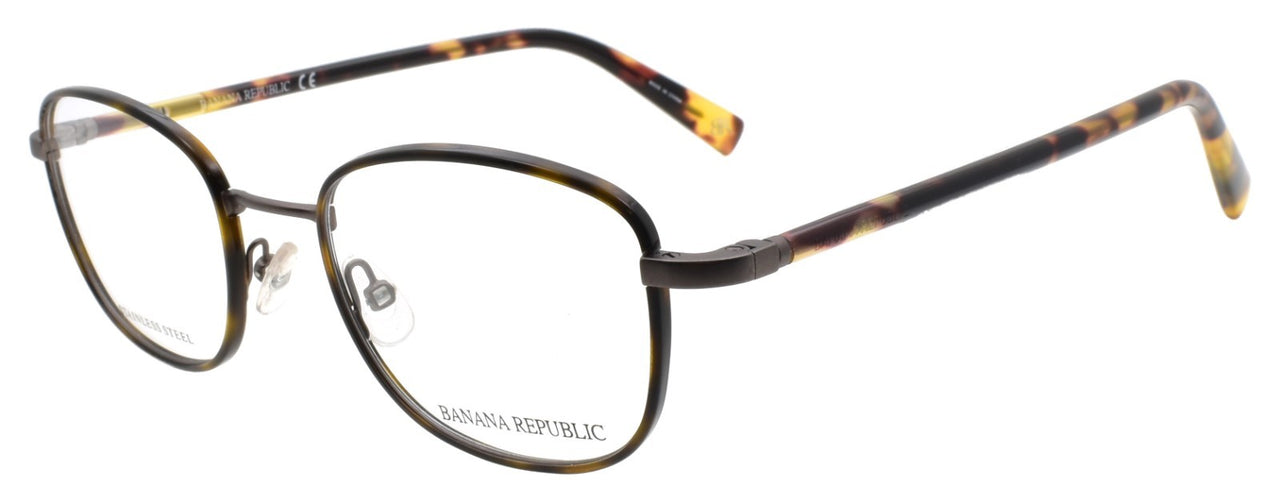 Banana Republic Ira WR9 Men's Eyeglasses Frames 49-20-145 Dark Brown Havana0