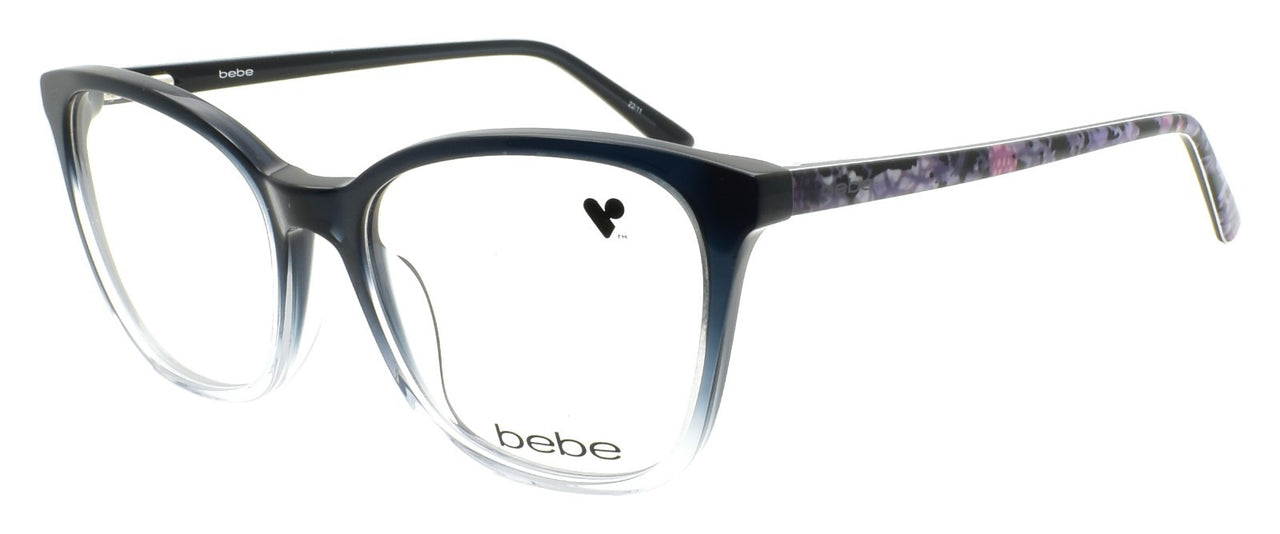 Bebe BB5206 001 Women's Eyeglasses Frames Acetate 53-17-135 Jet Black Gradient