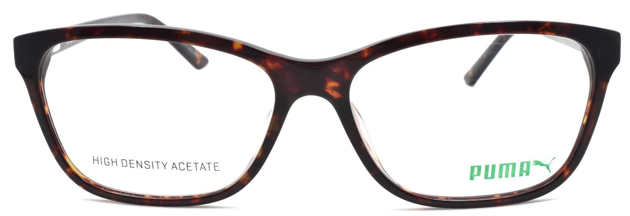 PUMA PU0183O 007 Women's Eyeglasses Frames 56-16-145 Brown Havana