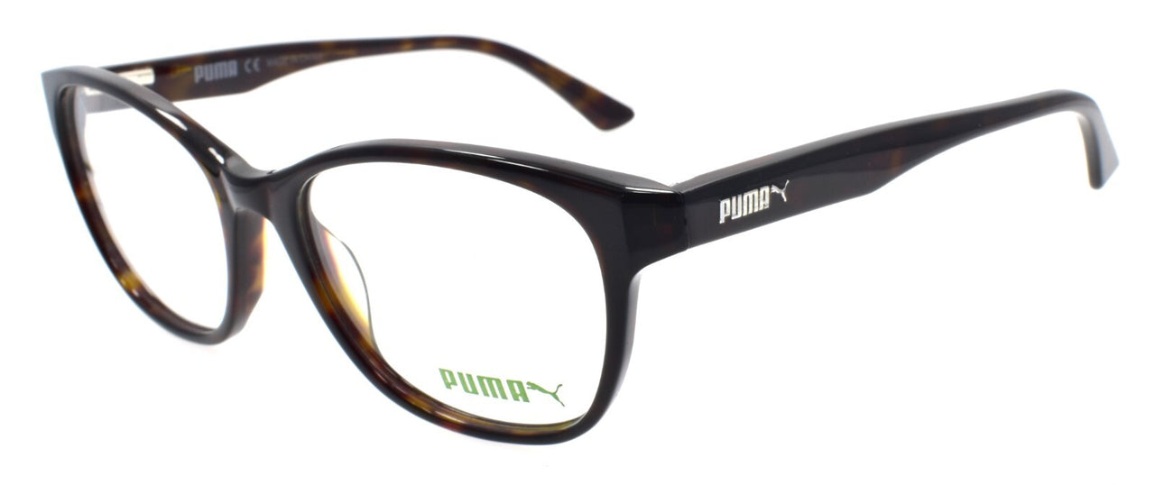 PUMA PU0148O 002 Eyeglasses Frames 52-18-140 Havana Brown