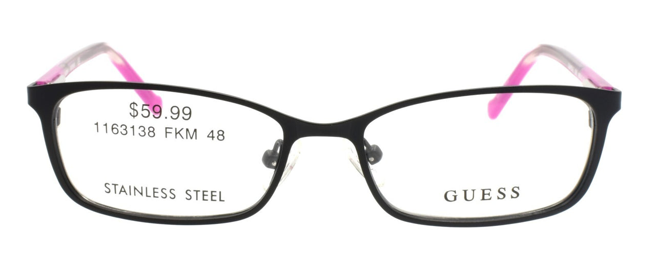 Guess GU9155-3 005 Kids Girls Eyeglasses Frames 48-15-130 Black / Pink
