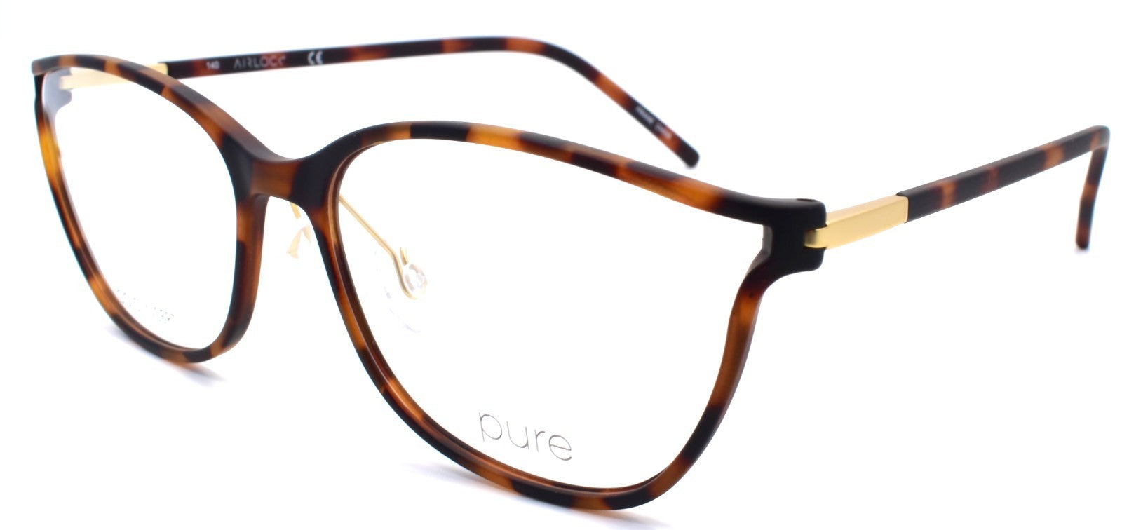 Airlock Pure 3000 215 Women's Eyeglasses Frames 53-15-140 Matte Tortoise0